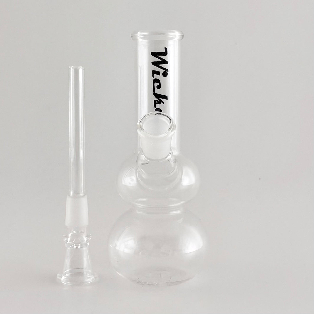 Wicked | 6" Water Pipe with Stem Glass Bong Super Supplys Inc