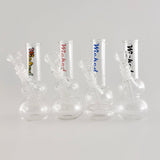 Wicked | 6" Water Pipe with Stem Glass Bong Super Supplys Inc