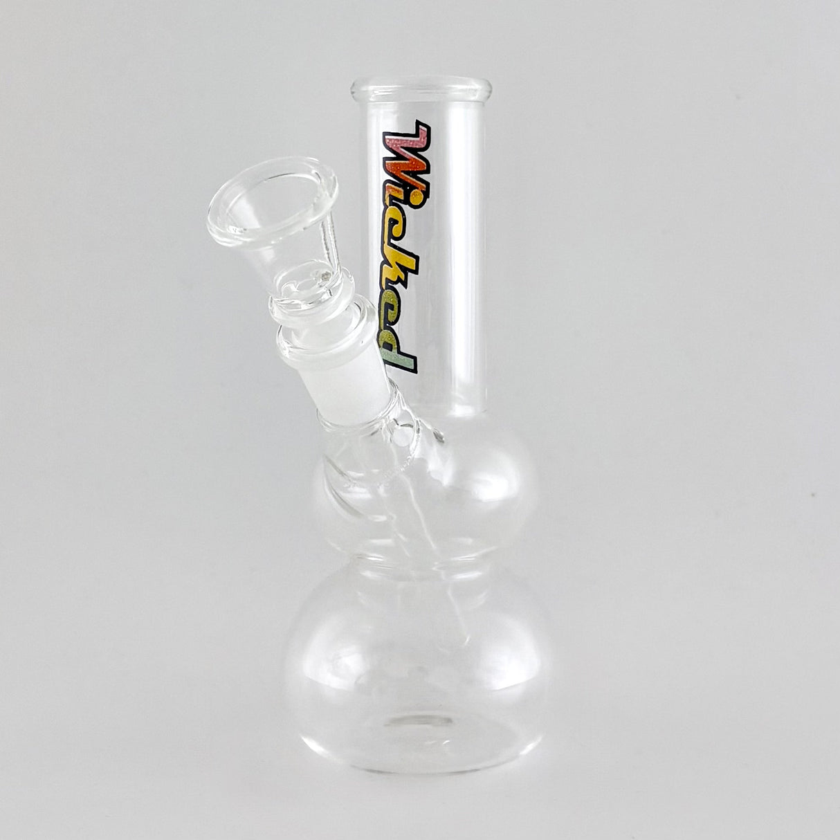 Wicked | 6" Water Pipe with Stem Glass Bong Super Supplys Inc Rasta