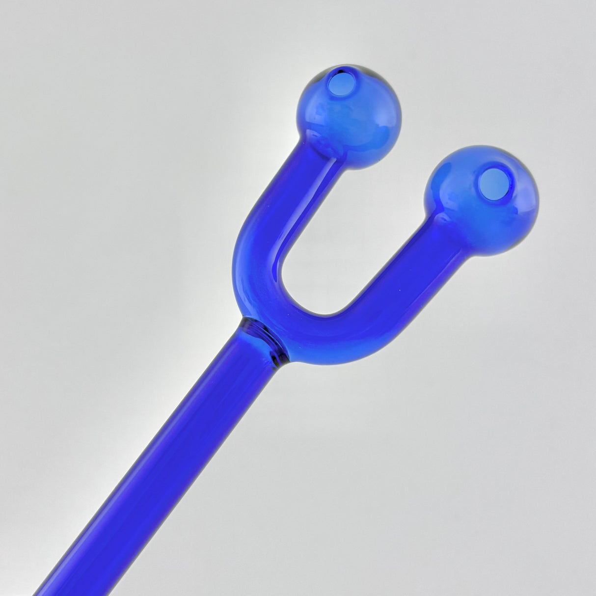 6" Double Hole Oil Burner Pipe – Assorted Colors-2CT Oil Burner Super Supplys Inc Blue