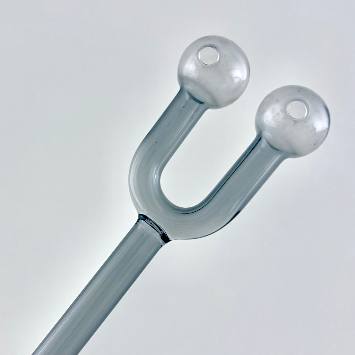 6" Double Hole Oil Burner Pipe – Assorted Colors-2CT Oil Burner Super Supplys Inc Grey