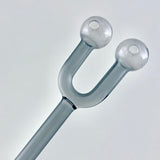 6" Double Hole Oil Burner Pipe – Assorted Colors-2CT Oil Burner Super Supplys Inc Grey