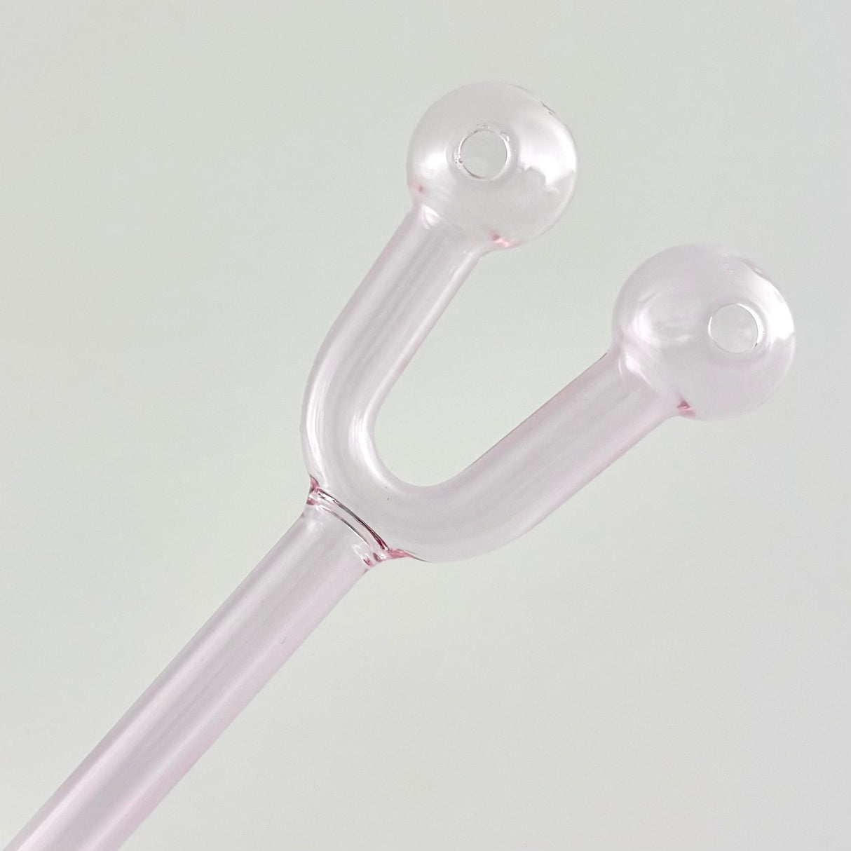 6" Double Hole Oil Burner Pipe – Assorted Colors-2CT Oil Burner Super Supplys Inc Pink