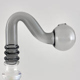 Glass Oil Burner Attachment - 2CT – 5 Assorted Colors - 2CT Bowl · Banger · Oil Burner Super Supplys Inc Grey