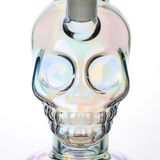 Fortune | 14" 7mm Electroplated Skull Glass Bong Glass Bong Fortune