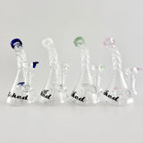 Wicked | 6" Swirl Dab Rig Glass Bong Super Supplys Inc