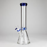 14" Thick: 7mm Heavy Base Beaker Glass Bong 5-Colors Glass Bong HALLO GLASS