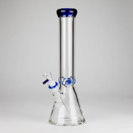 14" Thick: 7mm Heavy Base Beaker Glass Bong 5-Colors Glass Bong HALLO GLASS