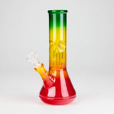 8" Percolator Bong, Mix Color Glass Bong HALLO GLASS