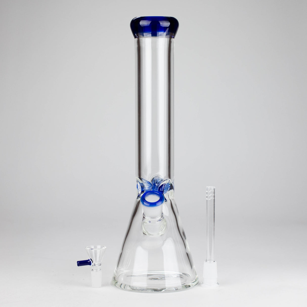 14" Thick: 7mm Heavy Base Beaker Glass Bong 5-Colors Glass Bong HALLO GLASS