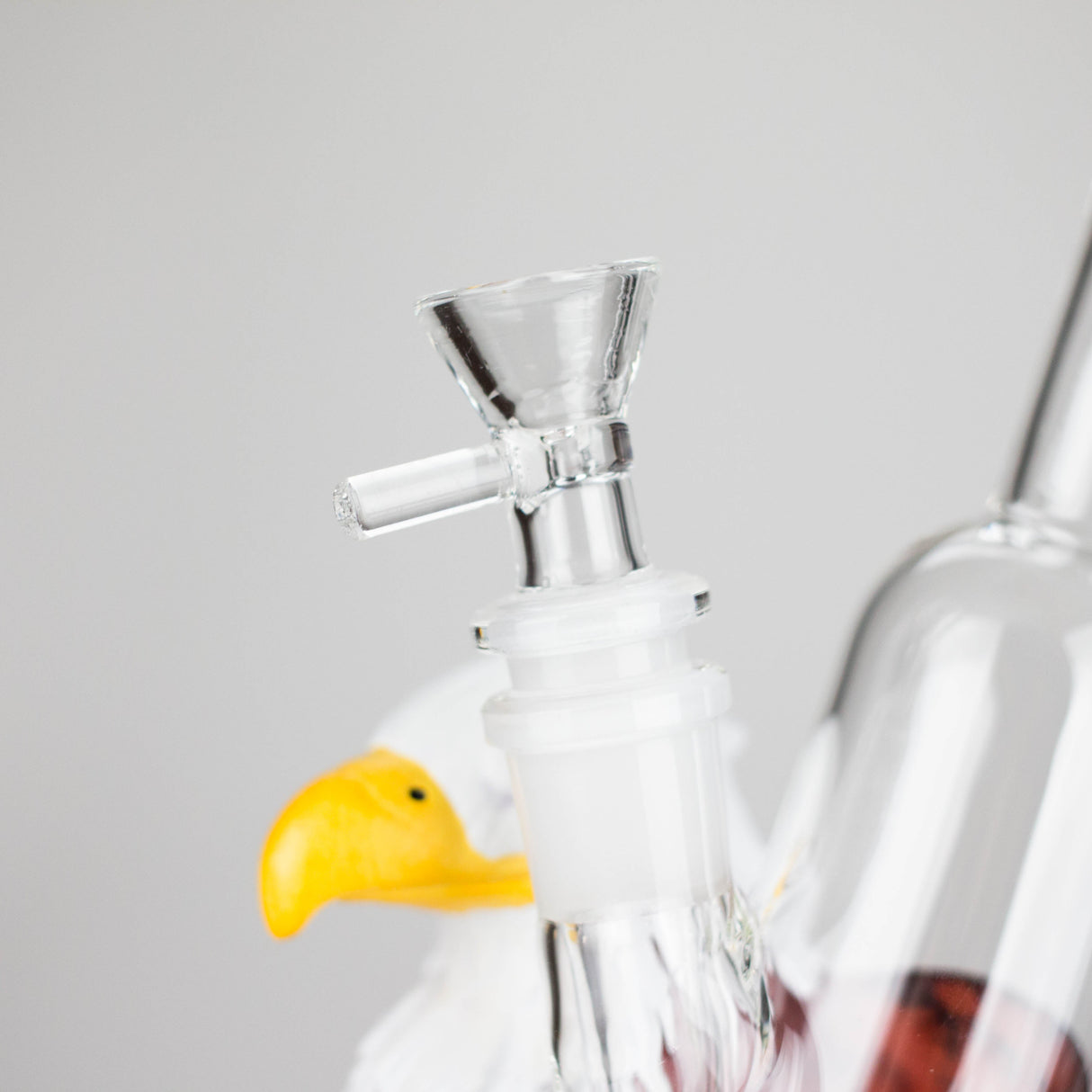 9" Eagle glass water bong