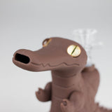 6" Crocodile water pipe Resin · Silicone · Plastic Bong JJ Distribution