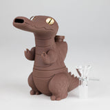 6" Crocodile water pipe Resin · Silicone · Plastic Bong JJ Distribution