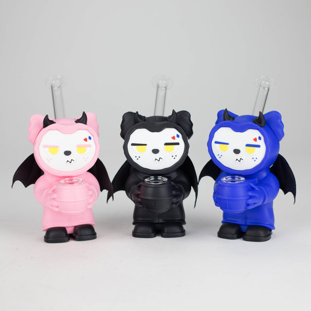 6" Devil water pipe Resin · Silicone · Plastic Bong JJ Distribution