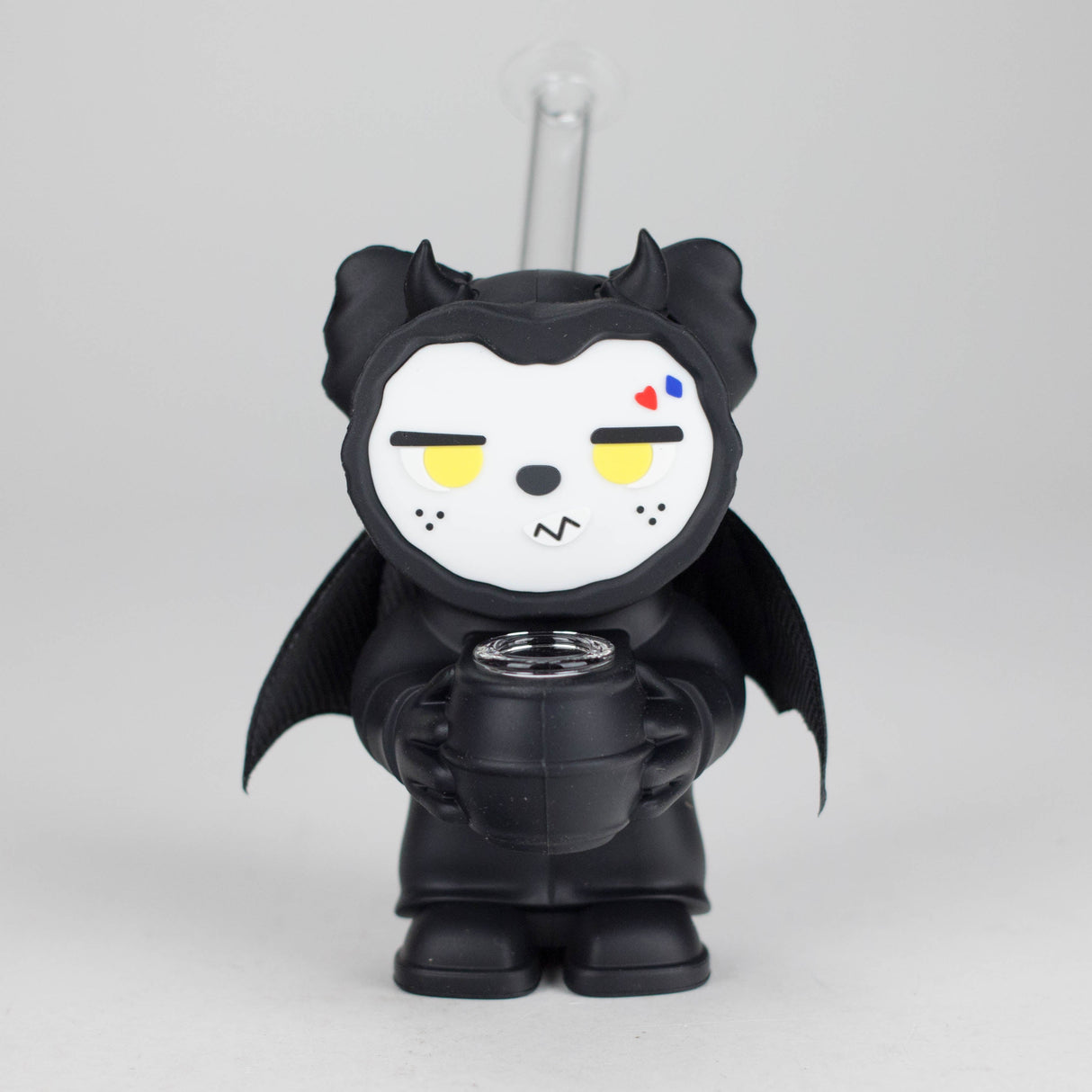 6" Devil water pipe Resin · Silicone · Plastic Bong JJ Distribution