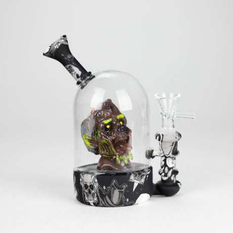 6" Waterwheel water pipe-Clown Resin · Silicone · Plastic Bong JJ Distribution