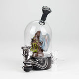 6" Waterwheel water pipe-Clown Resin · Silicone · Plastic Bong JJ Distribution