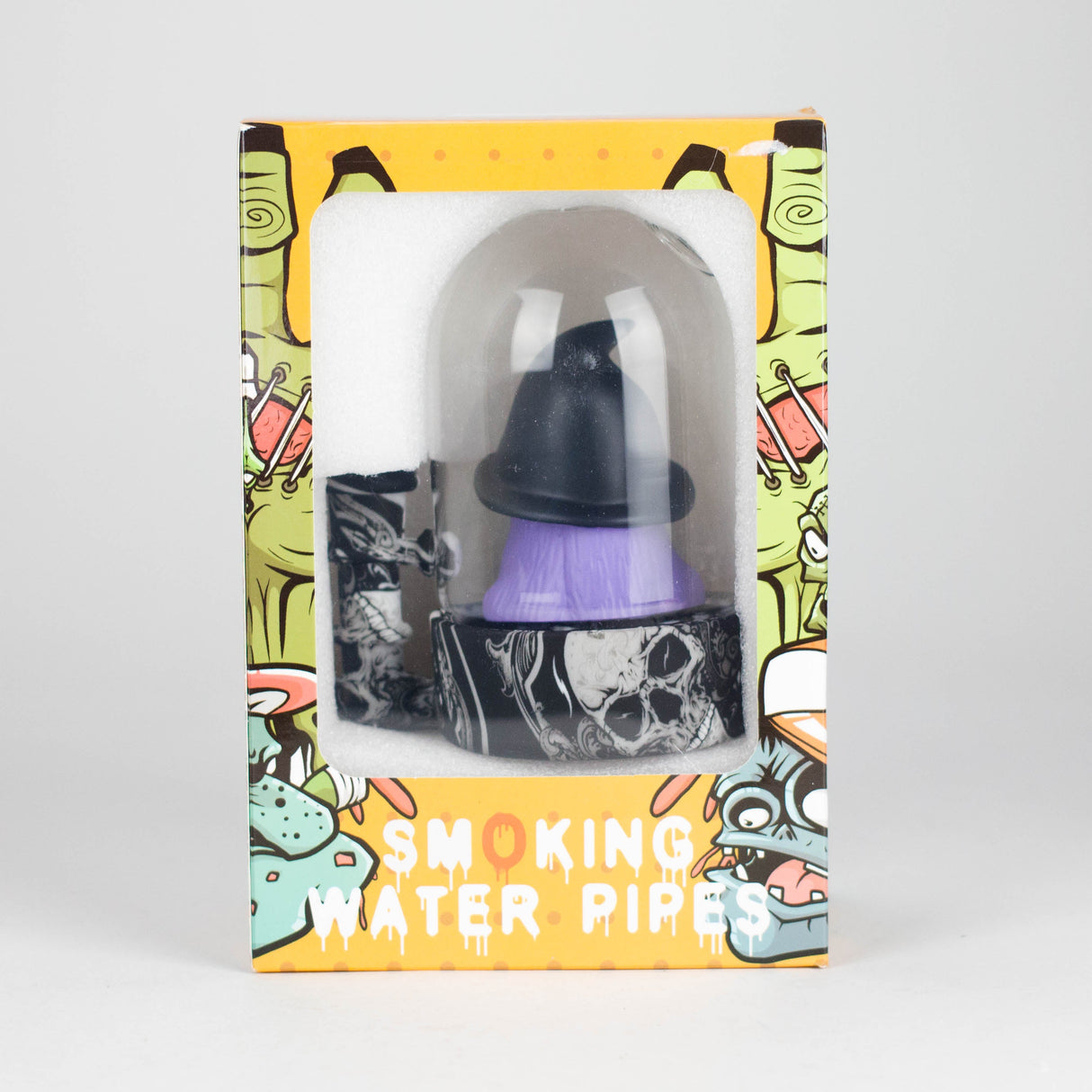 6" Waterwheel water pipe-Witch Resin · Silicone · Plastic Bong JJ Distribution