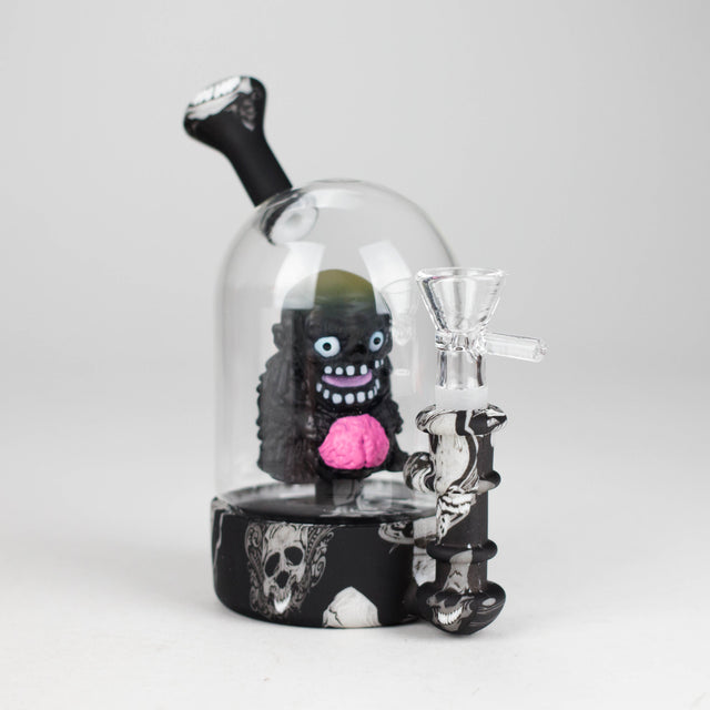 6" Waterwheel water pipe-Zombie Resin · Silicone · Plastic Bong JJ Distribution