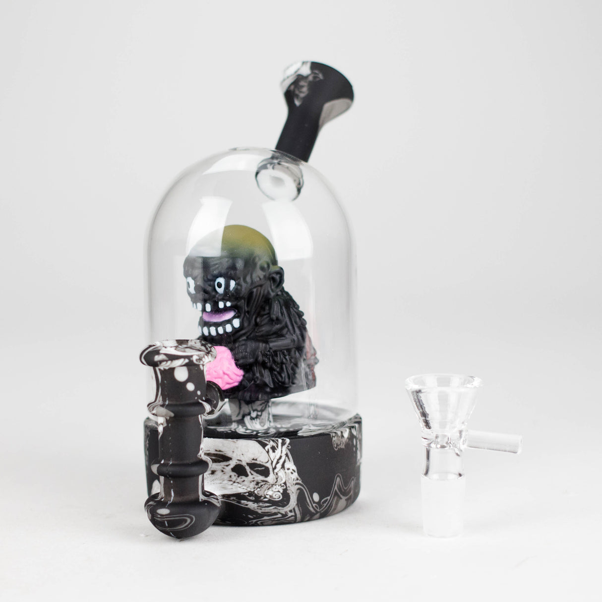 6" Waterwheel water pipe-Zombie Resin · Silicone · Plastic Bong JJ Distribution