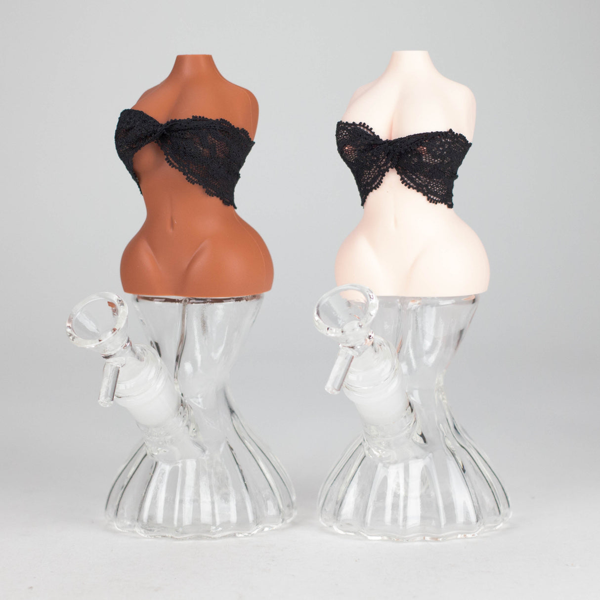 8" Glamourous water pipe Resin · Silicone · Plastic Bong JJ Distribution