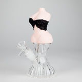 8" Glamourous water pipe Resin · Silicone · Plastic Bong JJ Distribution