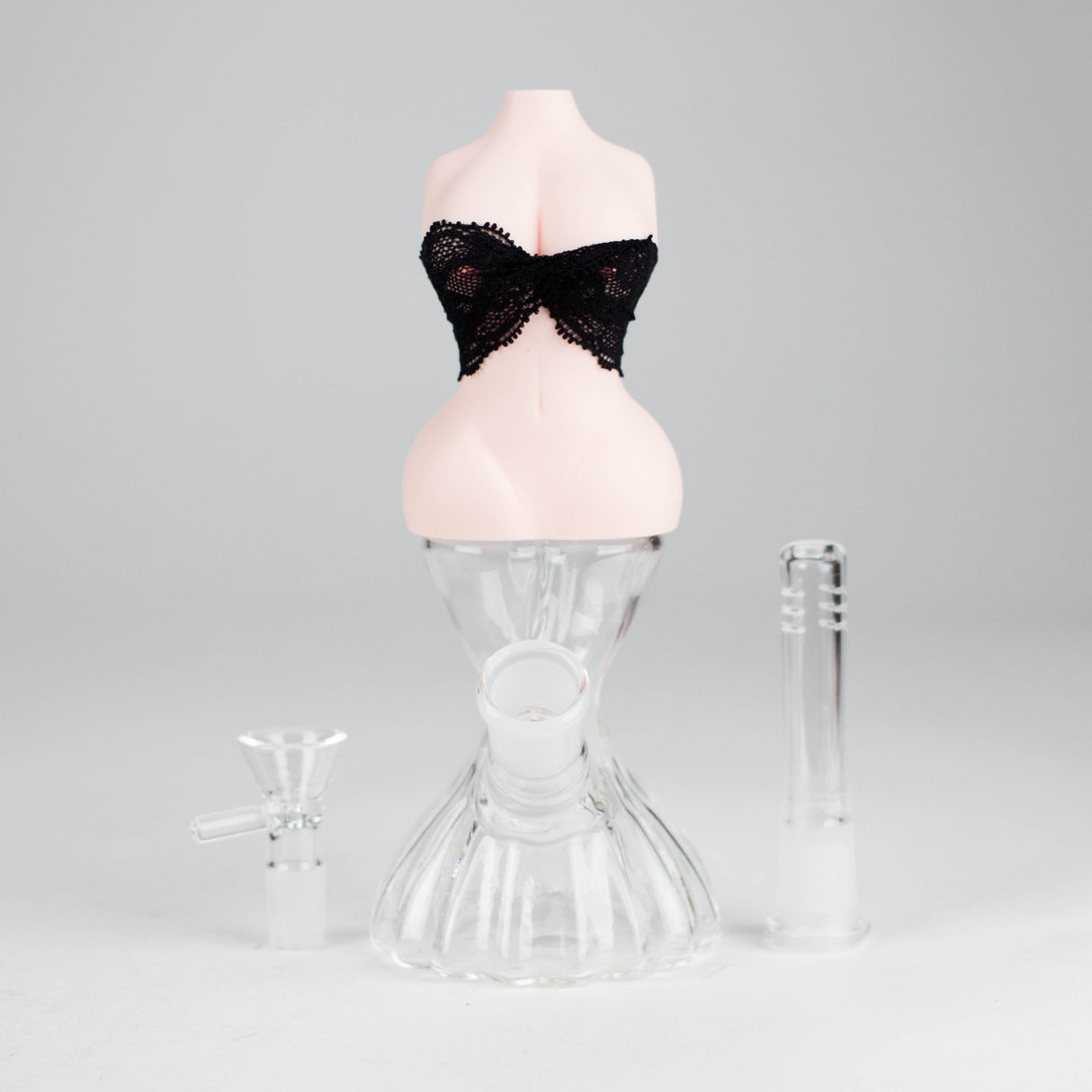 8" Glamourous water pipe Resin · Silicone · Plastic Bong JJ Distribution