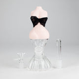 8" Glamourous water pipe Resin · Silicone · Plastic Bong JJ Distribution