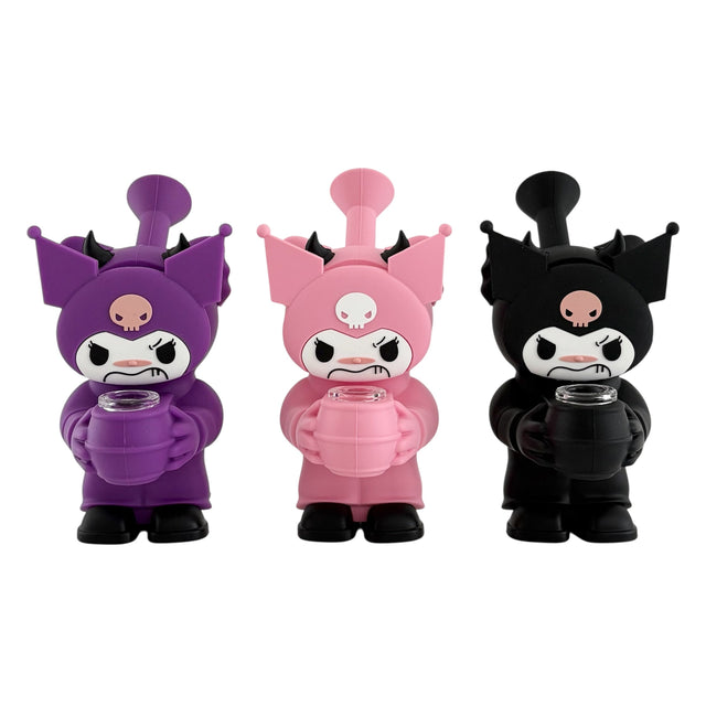 6" Silicone Character Water Pipe – Assorted Colors Resin · Silicone · Plastic Bong Super Supplys Inc