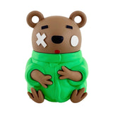 Street-Style Bear Herb Grinders – Assorted Colors-6CT DisplayPack Super Supplys Inc