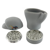 4-Piece Mushroom Boxing Glove Shaped Grinder – Assorted Colors Displaypack Super Supplys Inc