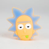 4.5" Cartoon Silicone Hand Pipe with Glass Bowl [H58] Silicone Pipe ONE