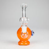 6" Sticker Bubler Bong Mutli Color Glass Bong HALLO GLASS