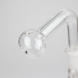 6" Snooper Double Ball Clear Bong Glass Bong HALLO GLASS