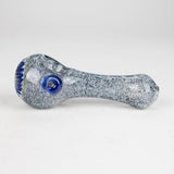 (2pc Set) 5" Sunflower Heavy Designer Peanut Glass Pipe HALLO GLASS