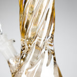 10" Twist Heavy Beaker Bong Glossy Glass Bong HALLO GLASS