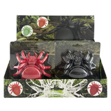 Spider Design 3-Piece Grinder Set – 6 Assorted Colors Display Pack Super Supplys Inc