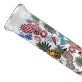 14" Glass Beaker Bong – 7mm Thick with Sticker Art Designs Glass Bong Super Supplys Inc