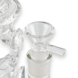 16" Straight Shooter Water Pipe with Screw Percolators Glass Bong Super Supplys Inc
