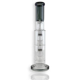 17" Straight Shooter with Dual Dome Matrix Percolators Glass Bong Super Supplys Inc