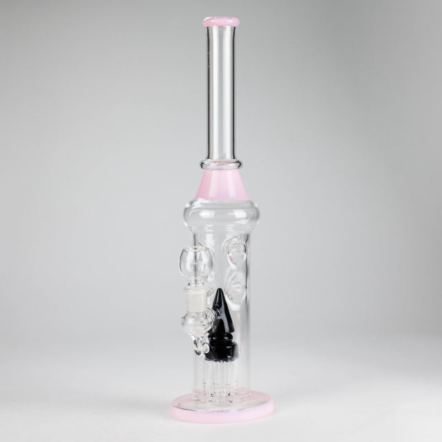 19" Poke Glass Water Bong – Assorted Colors Glass Bong RMG WHOLESALE