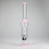 19" Poke Glass Water Bong – Assorted Colors Glass Bong RMG WHOLESALE