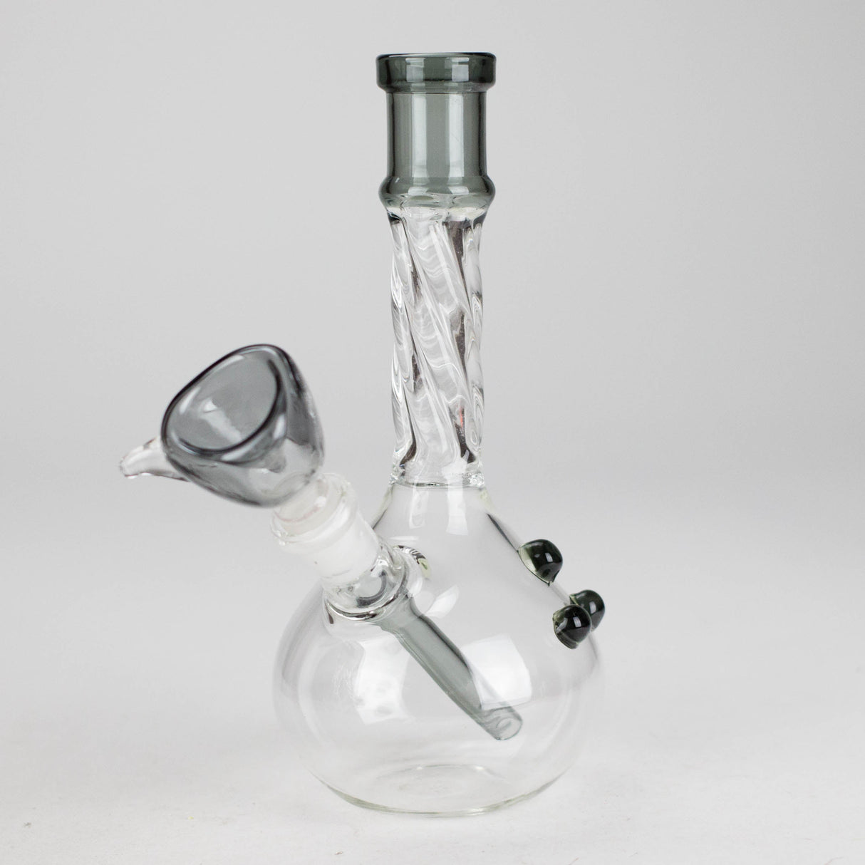7" Twisted Tube Glass Bong – Assorted Colors Glass Bong RMG WHOLESALE