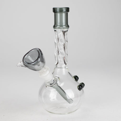 7" Twisted Tube Glass Bong – Assorted Colors Glass Bong RMG WHOLESALE
