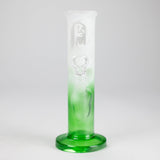 8" Straight Tube Glass Bong – Assorted Colors Glass Bong RMG WHOLESALE