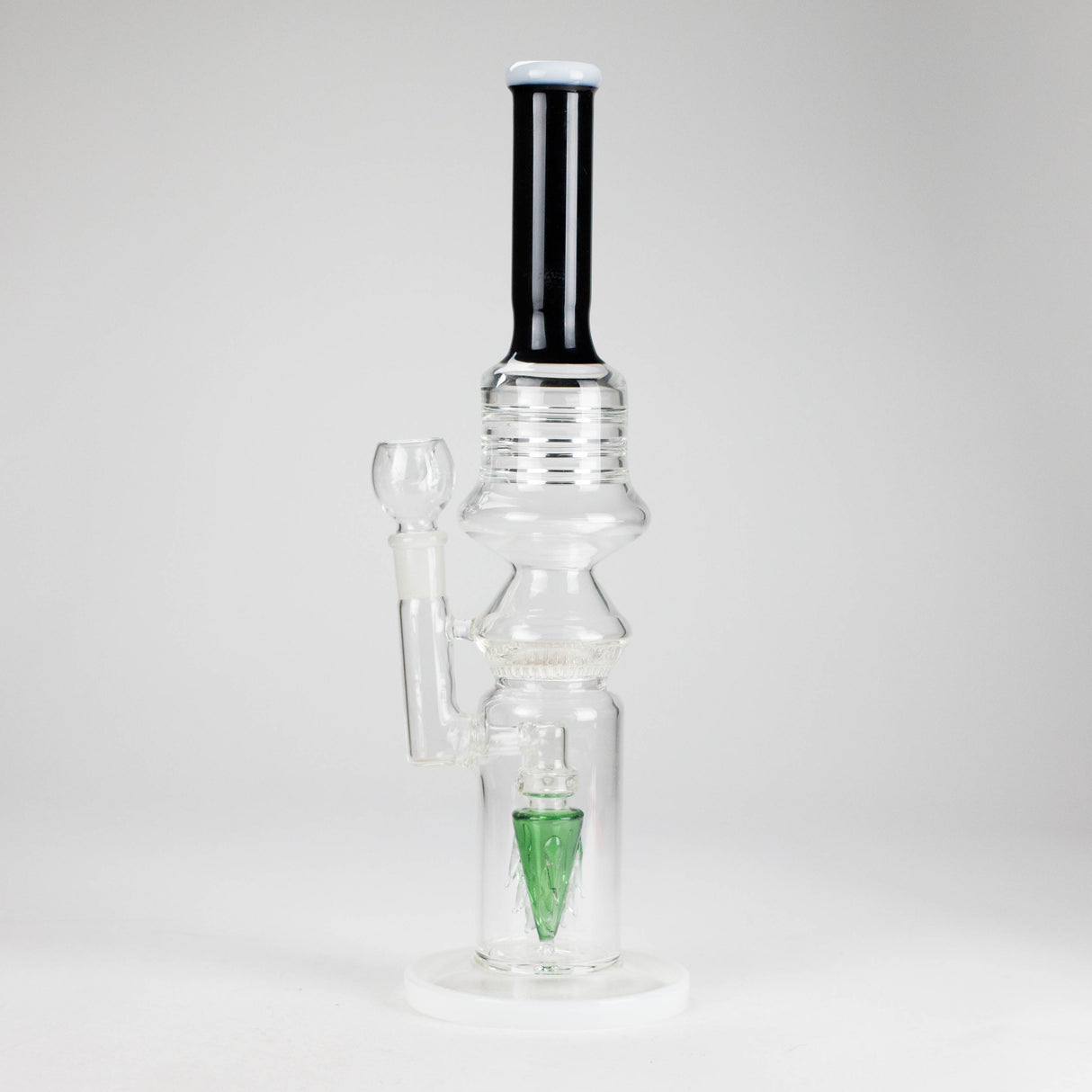 16" Poke Glass Water Bong – Assorted Colors Glass Bong RMG WHOLESALE