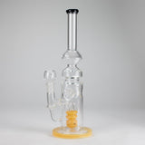 14" Poke Glass Water Bong – Assorted Colors Glass Bong RMG WHOLESALE