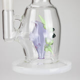 12" Purple Fish Glass Water Bong – Assorted Colors Glass Bong RMG WHOLESALE