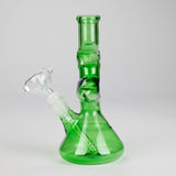 8" Zigzag Glass Bong – Assorted Colors Glass Bong RMG WHOLESALE