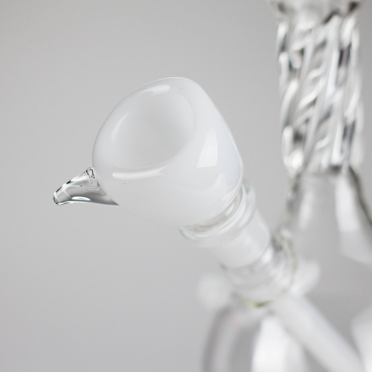 7" Donut Twist Glass Water Bong – Assorted Colors Glass Bong RMG WHOLESALE